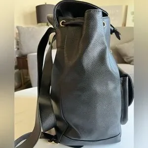 NWT Bella Russo Black Pebble Leather Backpack Bella Russo | Bags | Nwot Bella Russo Backpack | Poshmark main image 4